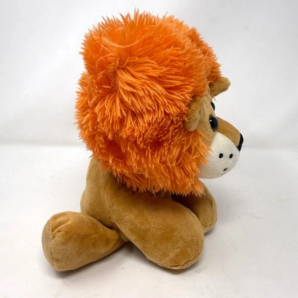 Galerie Reeses Lion Plush Orange Heart Shaped Mane Stuffed Animal Toy 11 Inch